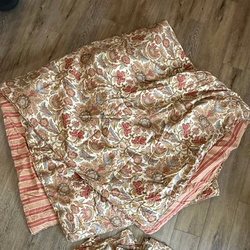 Vintage Ralph Lauren Chapman Paisley Full Queen Comforter 4 Standard Pillowcases